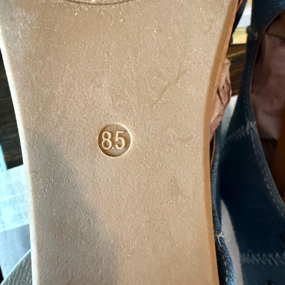 Very G Lala Denim Wedges New - Picture 9 of 10